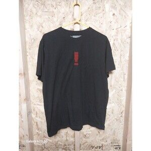 Metal Gear Konami Shop Red Alert XL Black Embroidered Tee Shirt